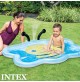 Intex- Piscina Baby Pool Ape, Colore Azzurro Giallo Nero, 58434NP